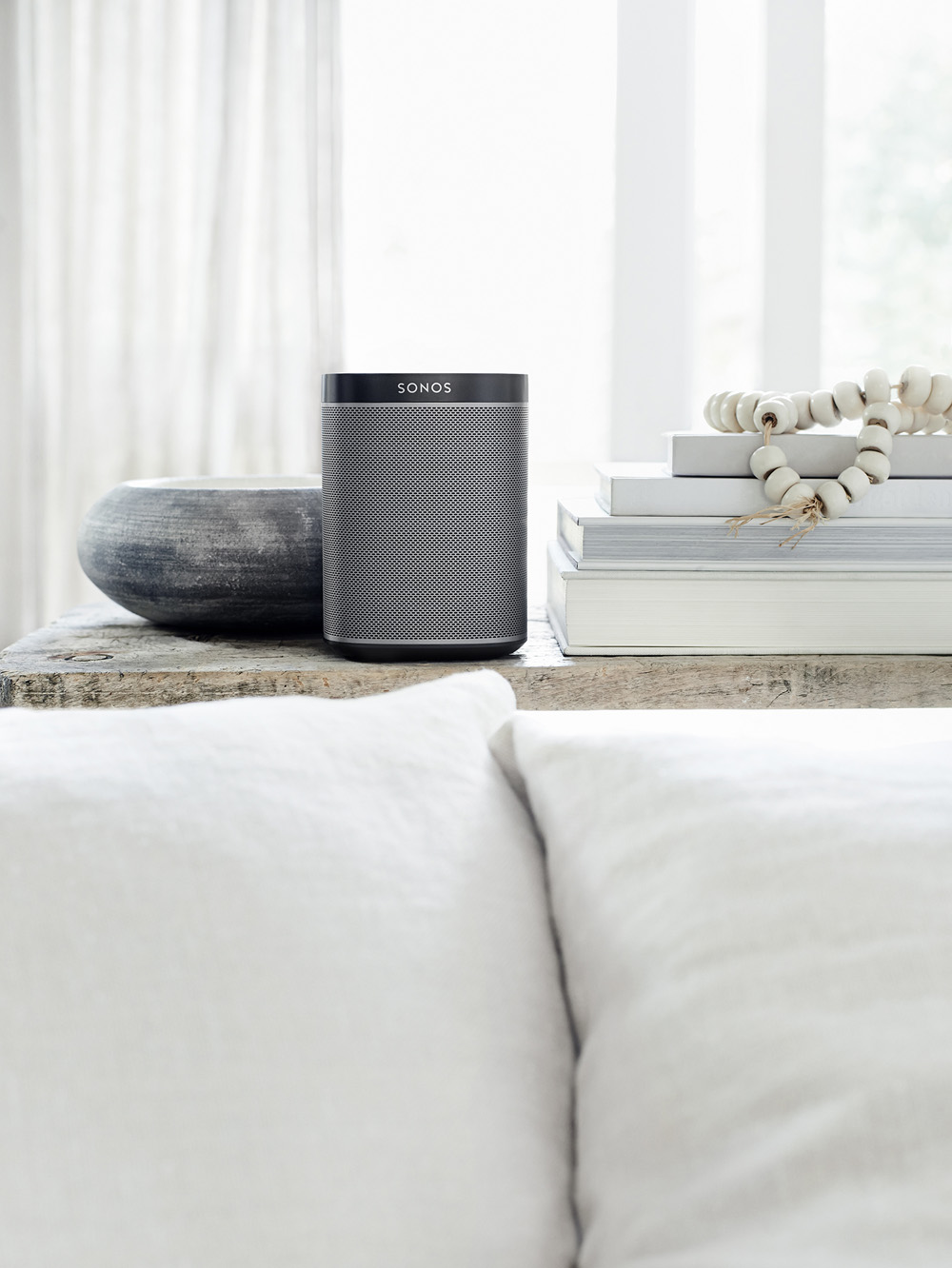 SONOS PLAY:1 Lautsprecher App-steuerbar, Schwarz