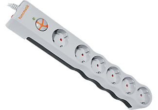 TUNCMATIK Powersurge 6-Surge Protection Plug-350 Joule-White 3 Metre 6' lı Akım Koruyuculu Priz (TSK6056)