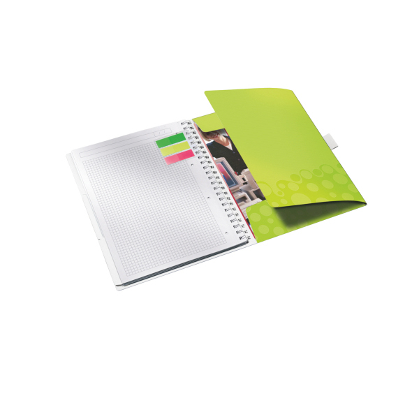 LEITZ 46450064 WOW BE MOB. COLLB. PP  Collegeblock Grün