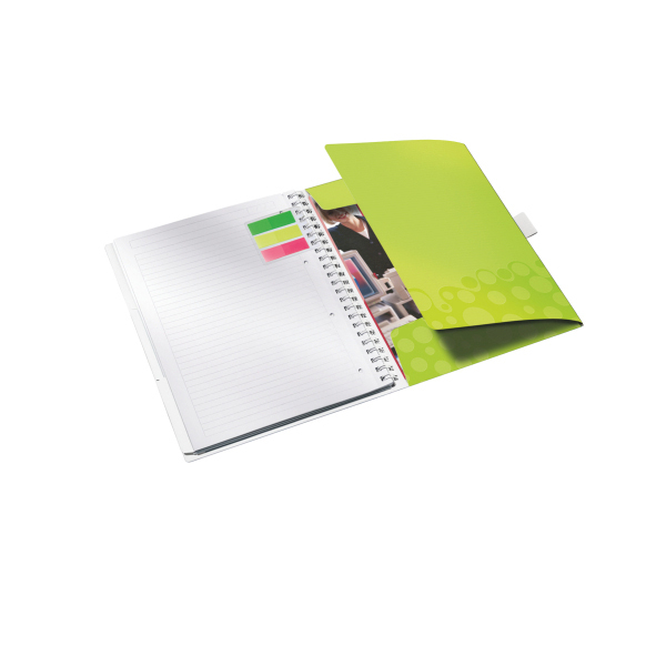 LEITZ 46440064 WOW BE MOB. COLLB. PP Collegeblock Grün