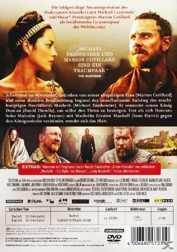 DVD-Cover. Zwei Personen stehen sich gegenüber. Text: MICHAEL FASSBENDER, MARION COTILLARD.