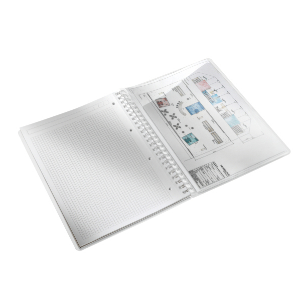 LEITZ 46380064 WOW COLLB. PP  Collegeblock Grün