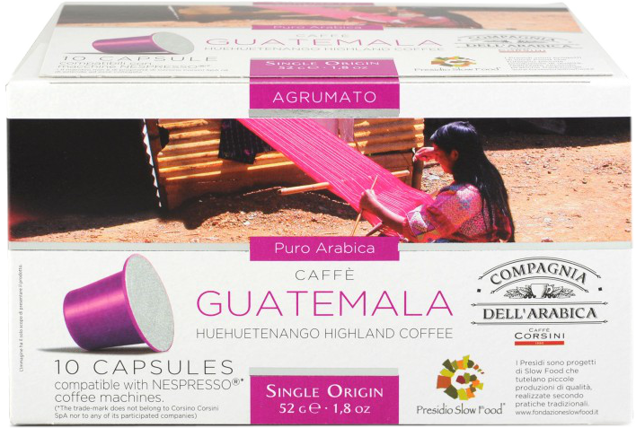 COMPAGNIA DELL' ARABICA DGU040 GUATEMALA kávékapszula, Nespresso kompatibilis
