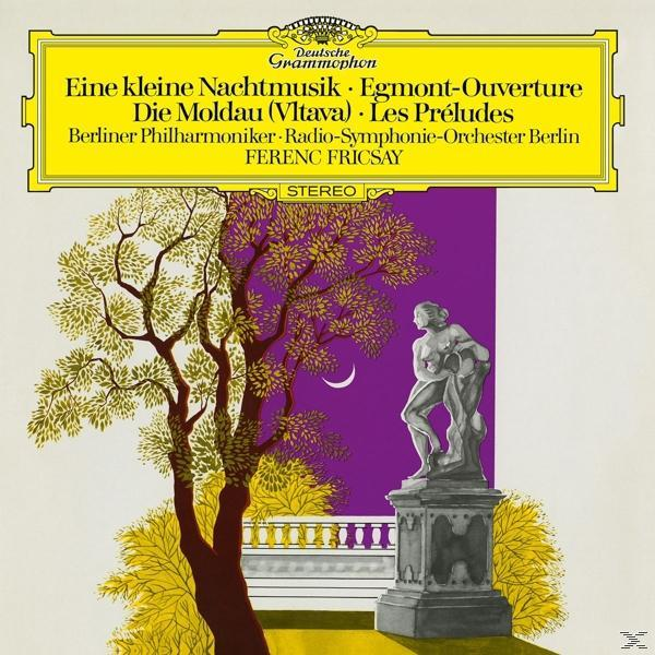 Albumcover mit Baum, Statue und Text.