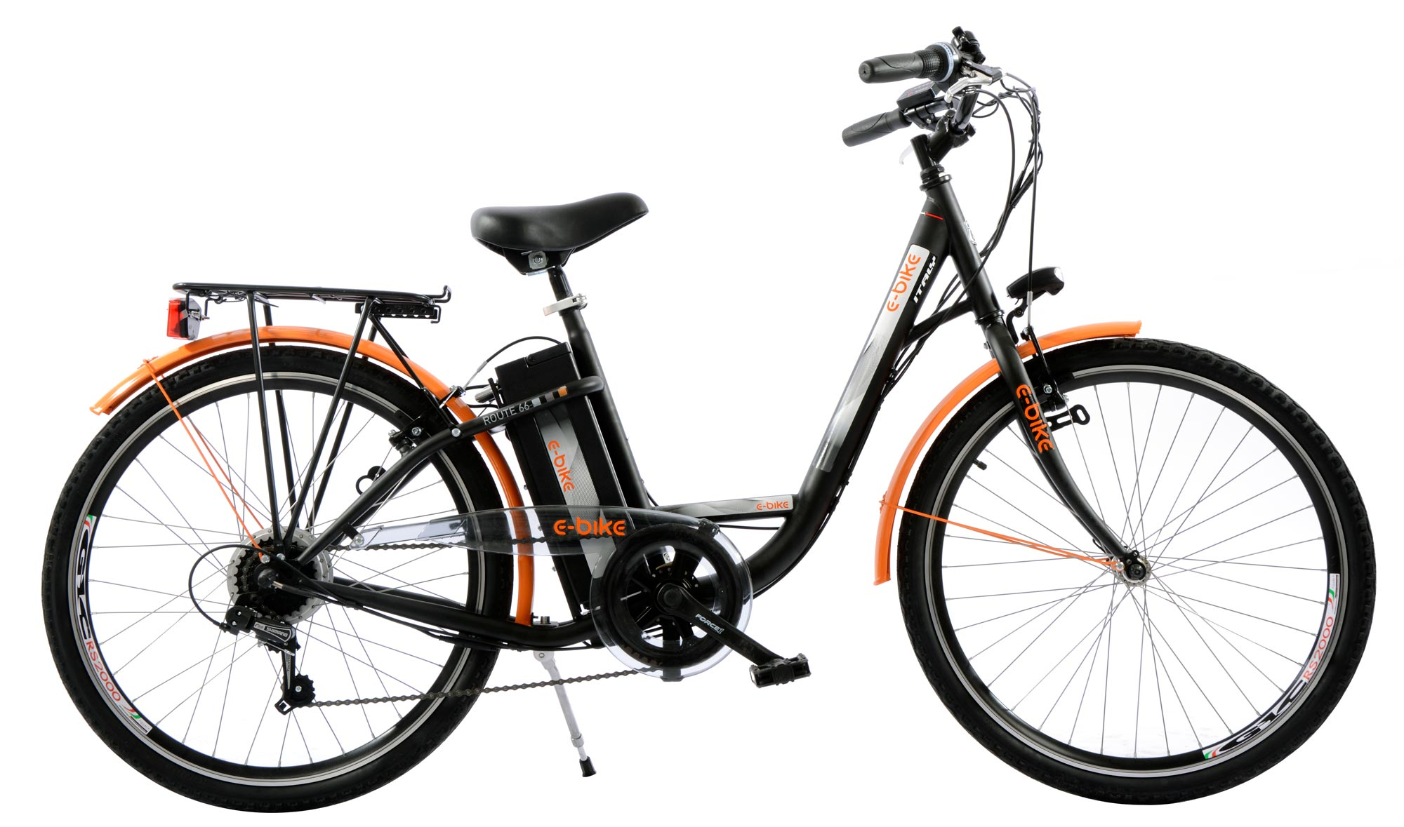 E BIKE Route 66 Dames 44CM Zwart