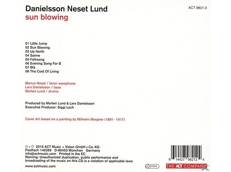 Thumbnail - Marius Neset, Morten Lund, Danielsson Lars - Sun Blowing (CD)