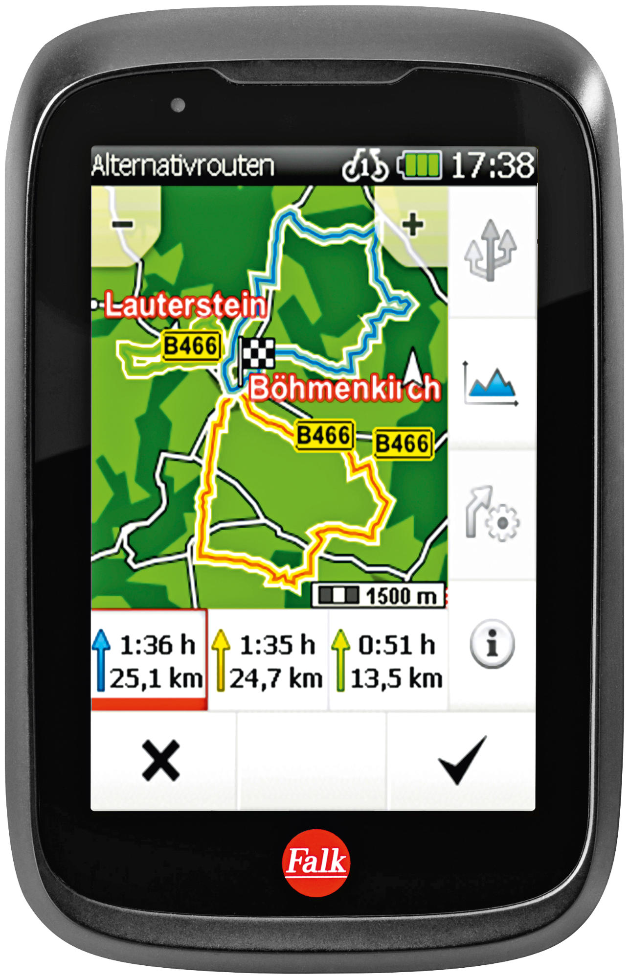 FALK TIGER GEO Fahrrad, Outdoor, Geocaching Europa