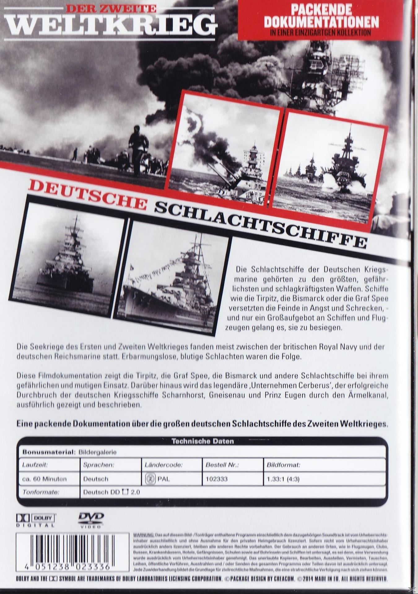 Der Zweite Weltkrieg: Schlachtschiffe DVD Deutsche