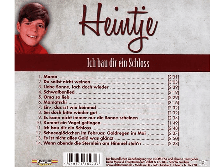 Heintje Ich Bau Dir Ein Schloß Heintjes Größte Erfolge Cd