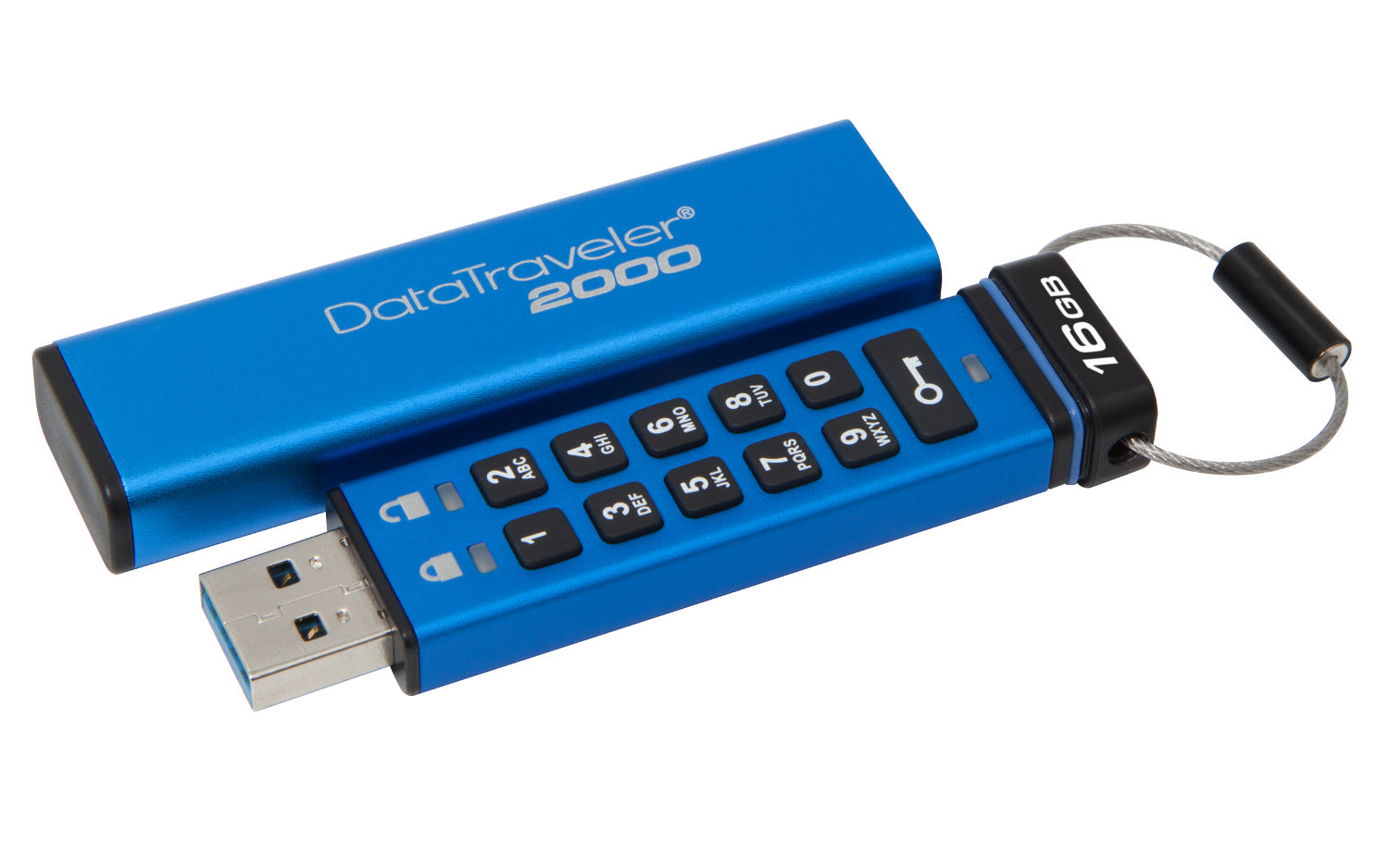 KINGSTON 16GB Şifreli USB 3.0 Bellek DT 2000