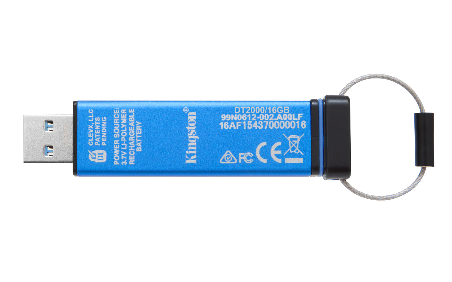 KINGSTON 16GB Şifreli USB 3.0 Bellek DT 2000