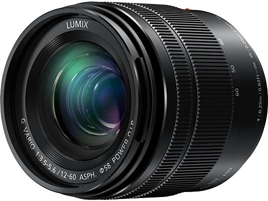 PANASONIC LUMIX G VARIO 12-60mm F3.5-5.6 ASPH POWER OIS - Zoomobjektiv(Micro-Four-Thirds)