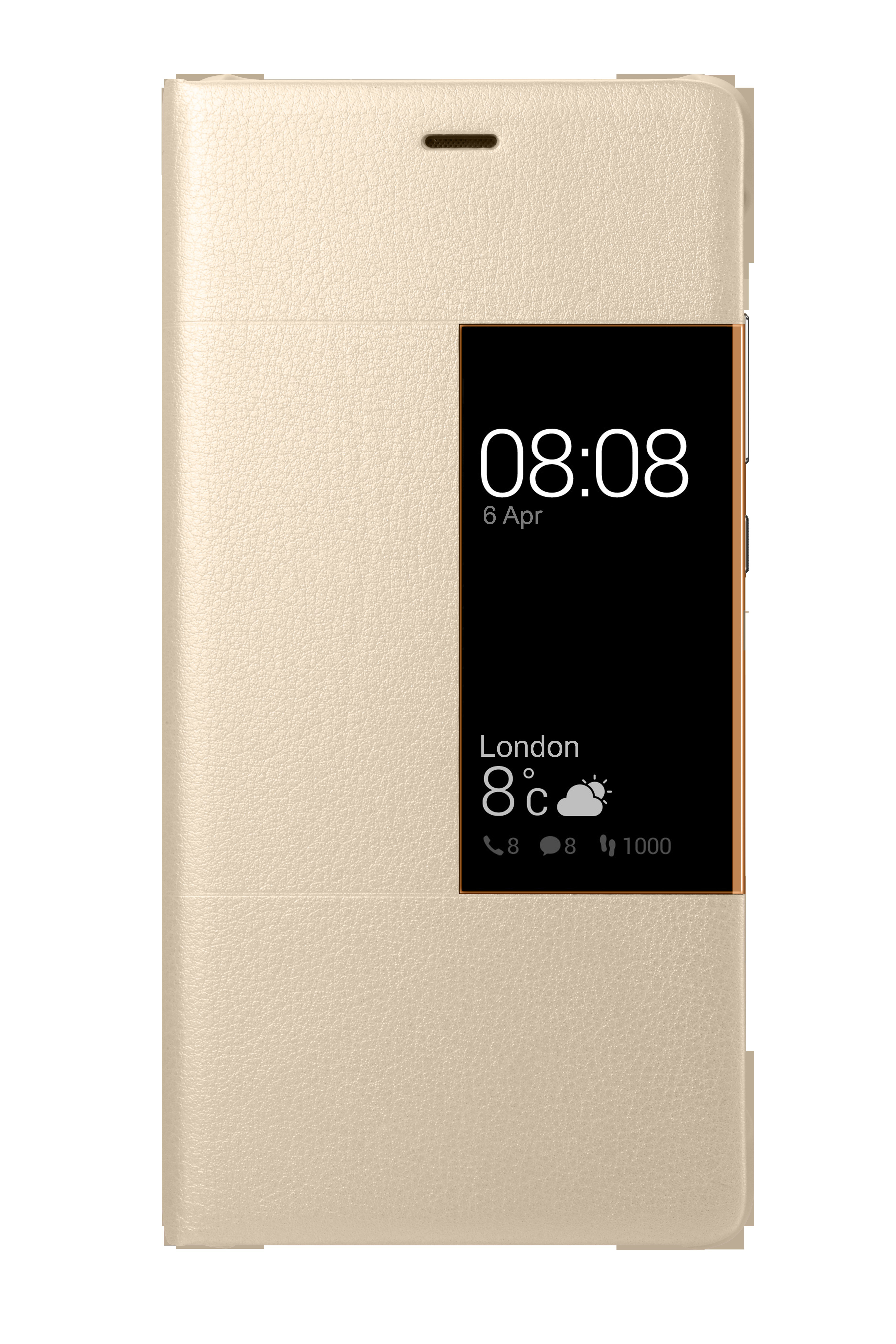 HUAWEI 51991509 View, Bookcover, Huawei, P9, Gold