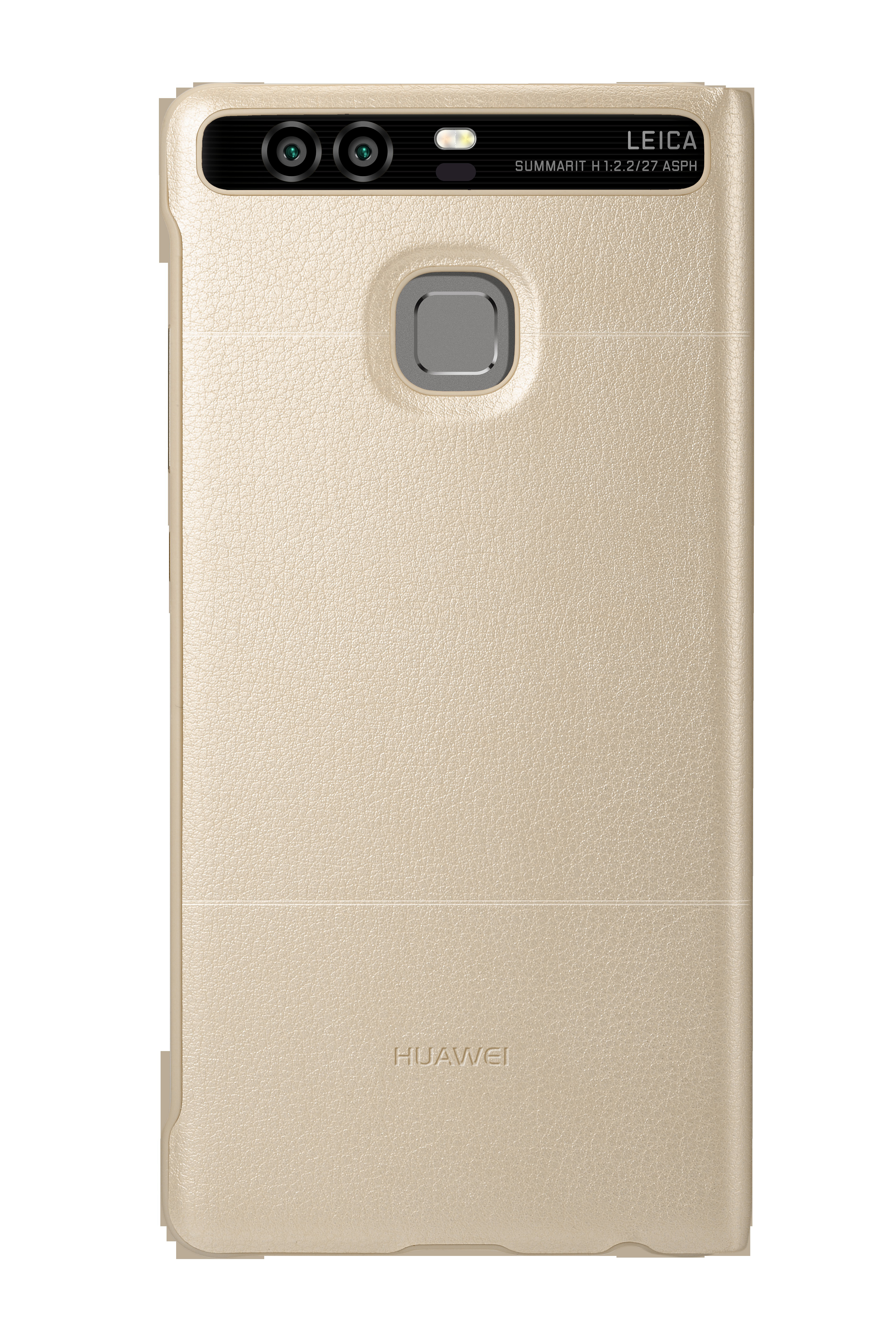 HUAWEI 51991509 View, Bookcover, Huawei, P9, Gold