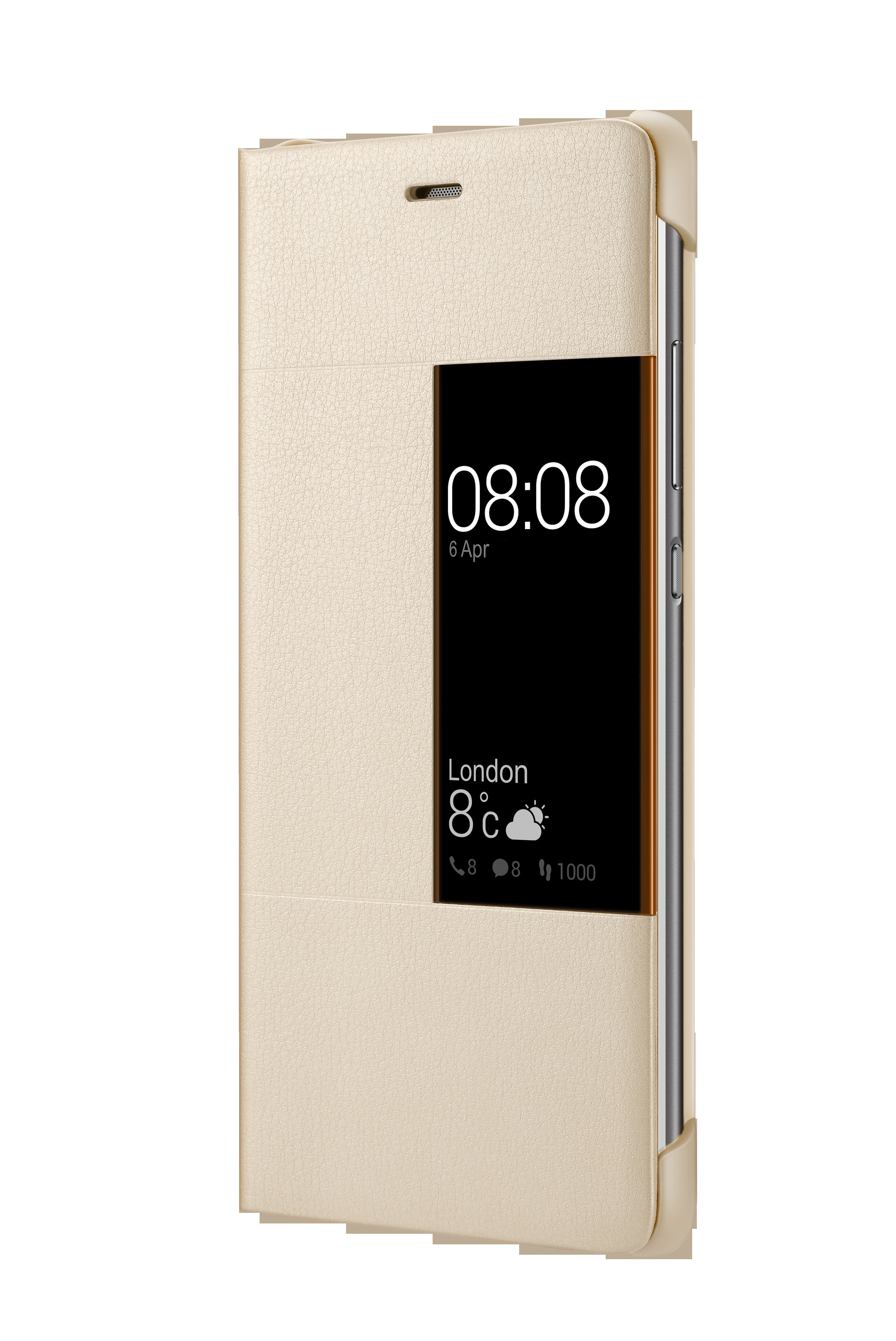 HUAWEI 51991509 View, Bookcover, Huawei, P9, Gold