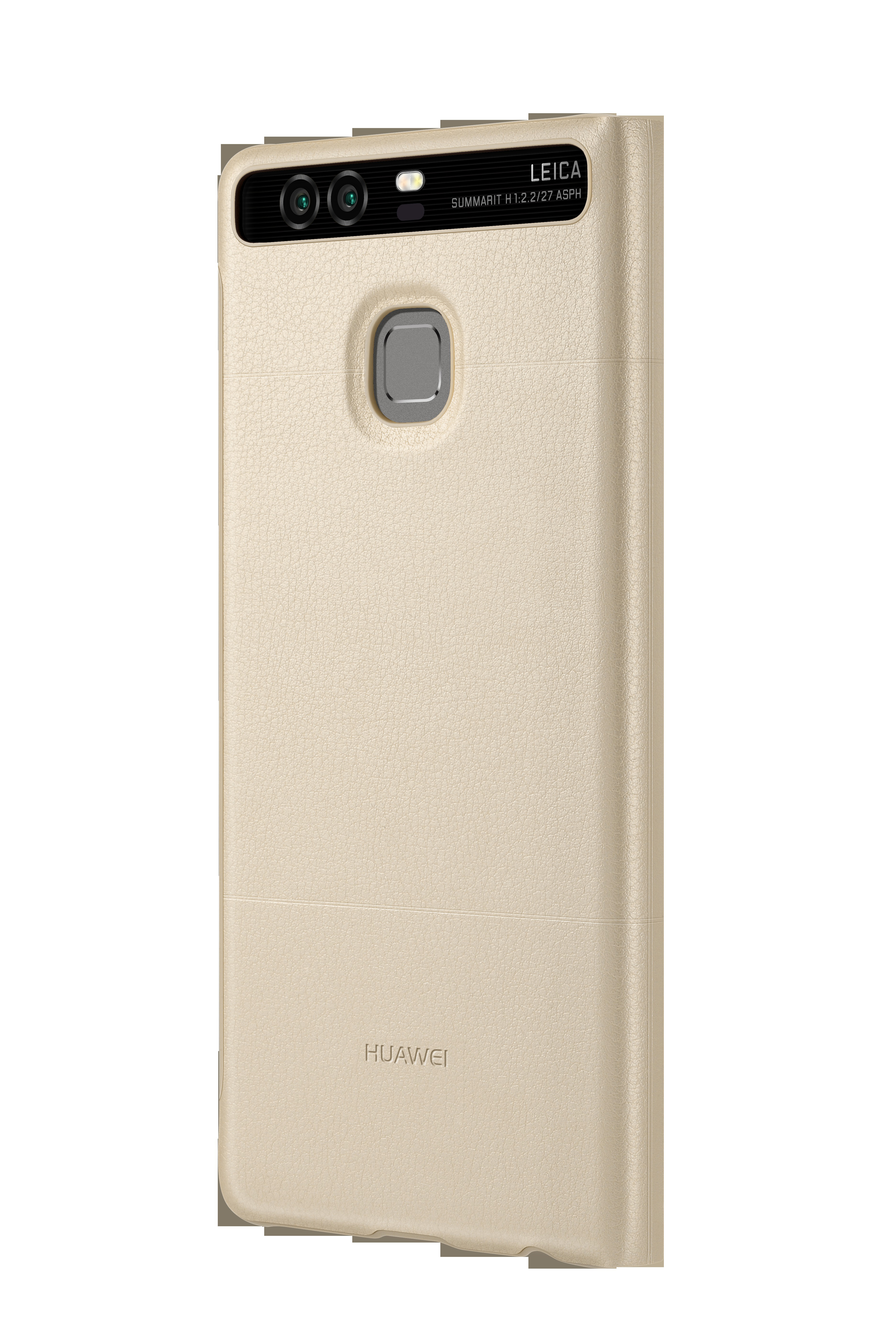 HUAWEI 51991509 View, Bookcover, Huawei, P9, Gold