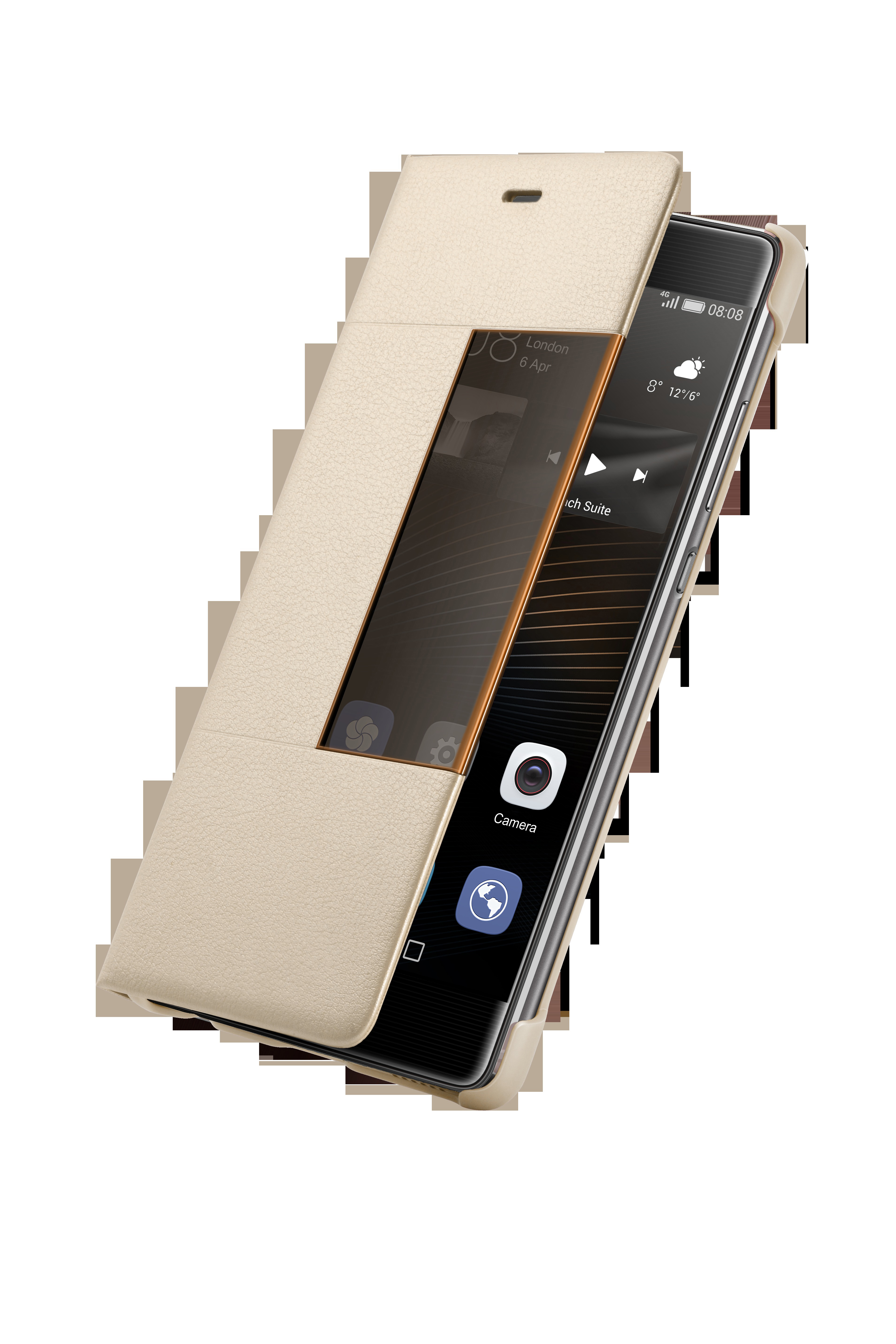 HUAWEI 51991509 View, Bookcover, Huawei, P9, Gold