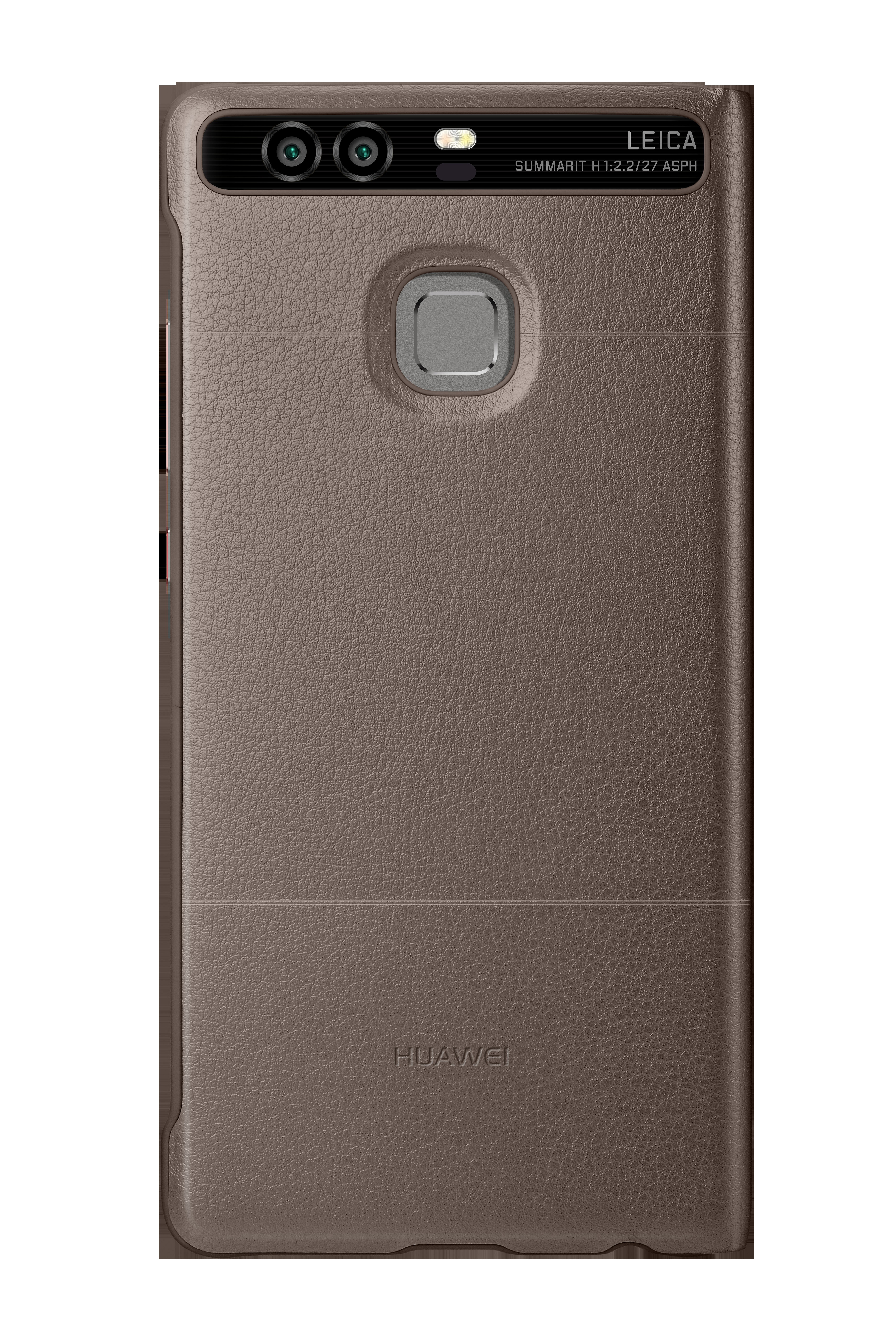 Huawei, P9, View, 51991511 HUAWEI Braun Cover, Flip