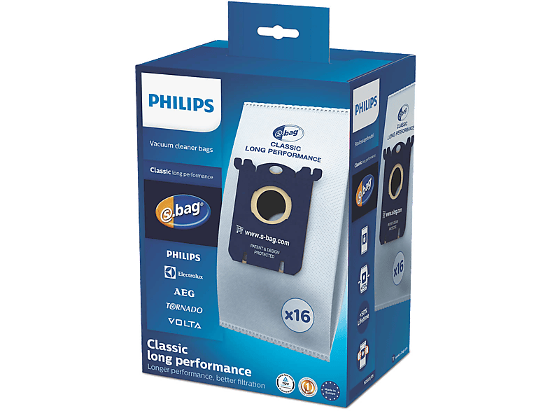 PHILIPS Universele stofzuigerzakken S-bag (FC8021/05)