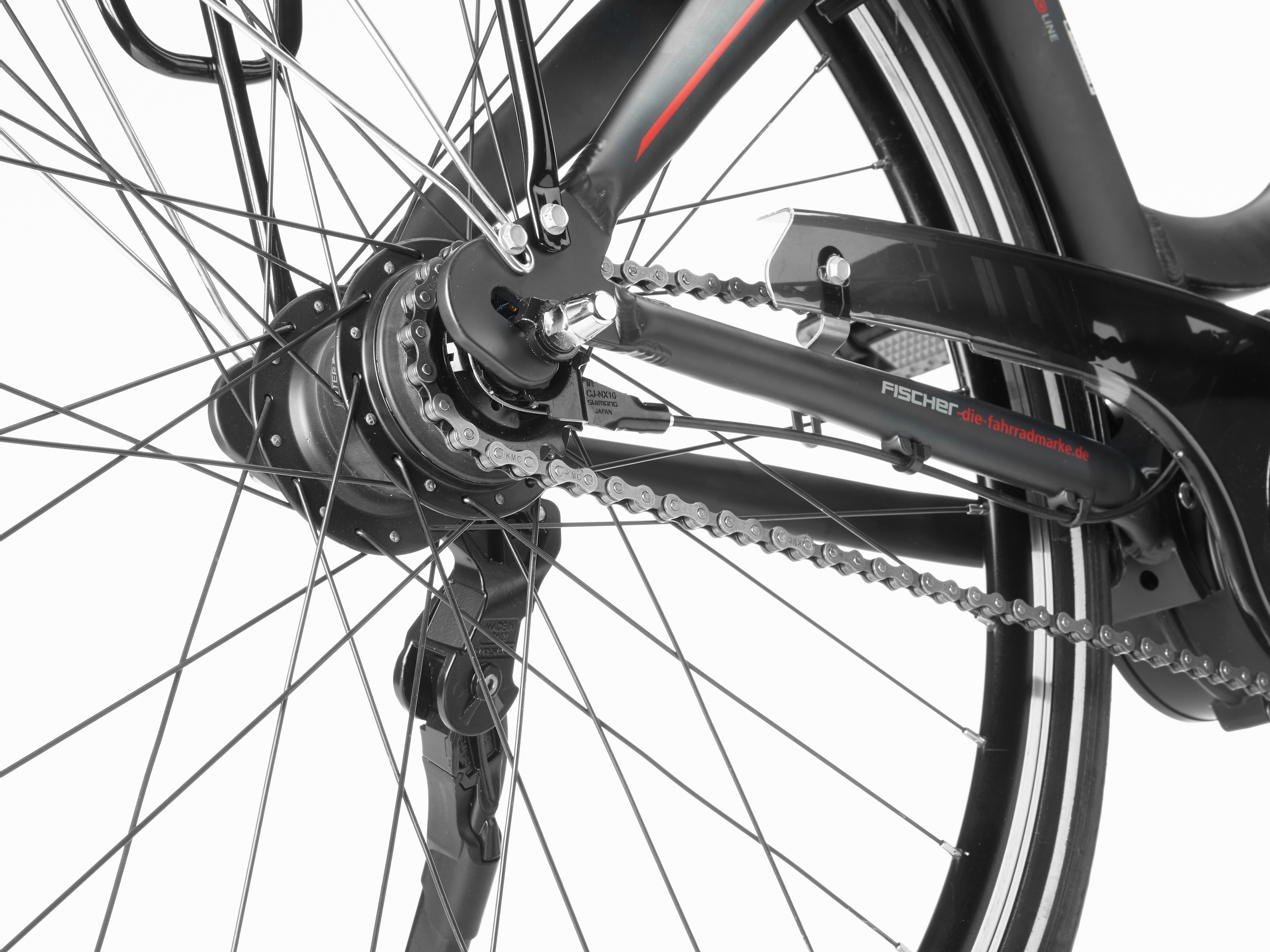 FISCHER ECU 1604  Citybike (Laufradgröße: 28 Zoll, Unisex-Rad, 557 Wh, Anthrazit)