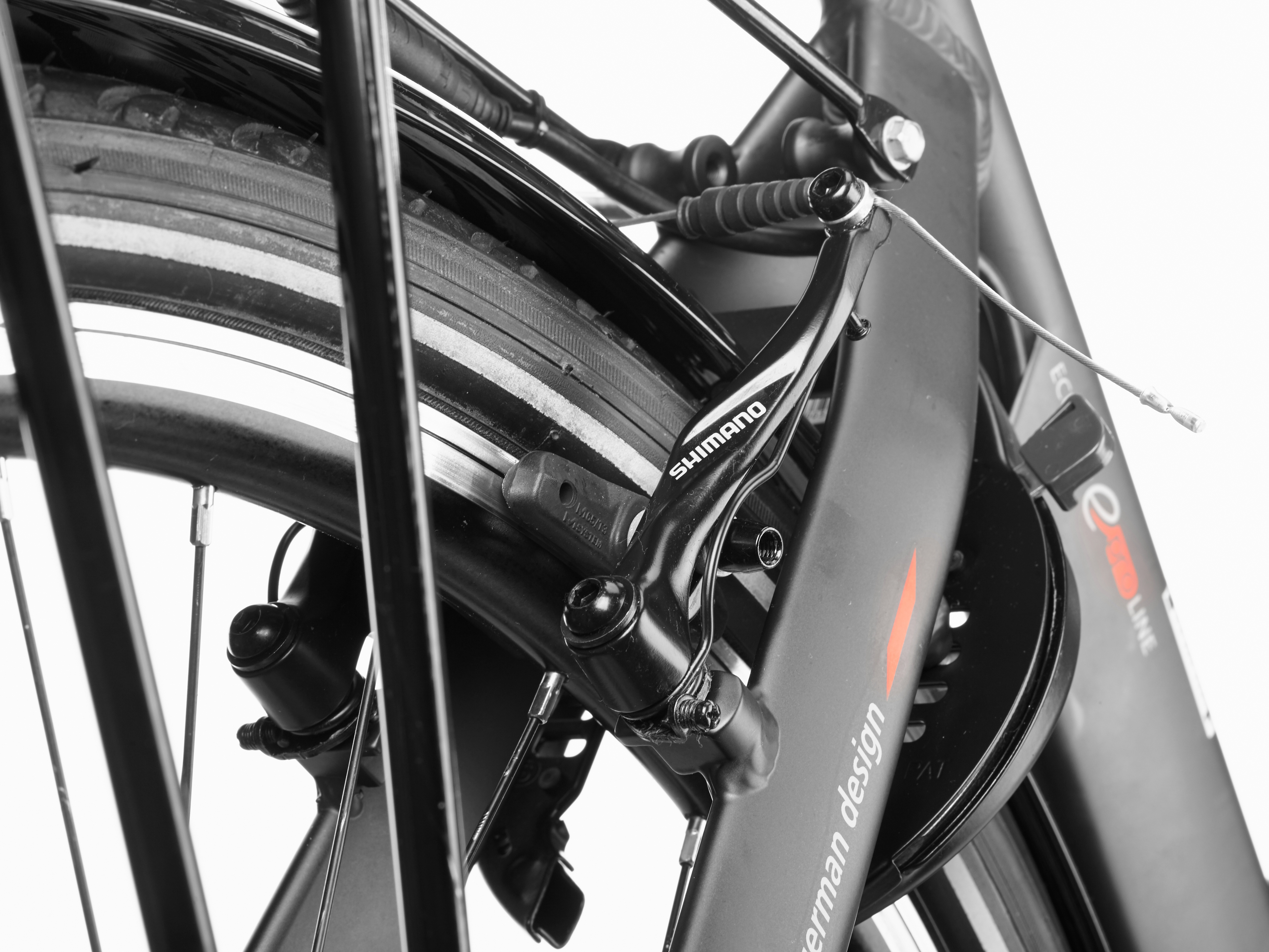 FISCHER ECU 1604  Citybike (Laufradgröße: 28 Zoll, Unisex-Rad, 557 Wh, Anthrazit)