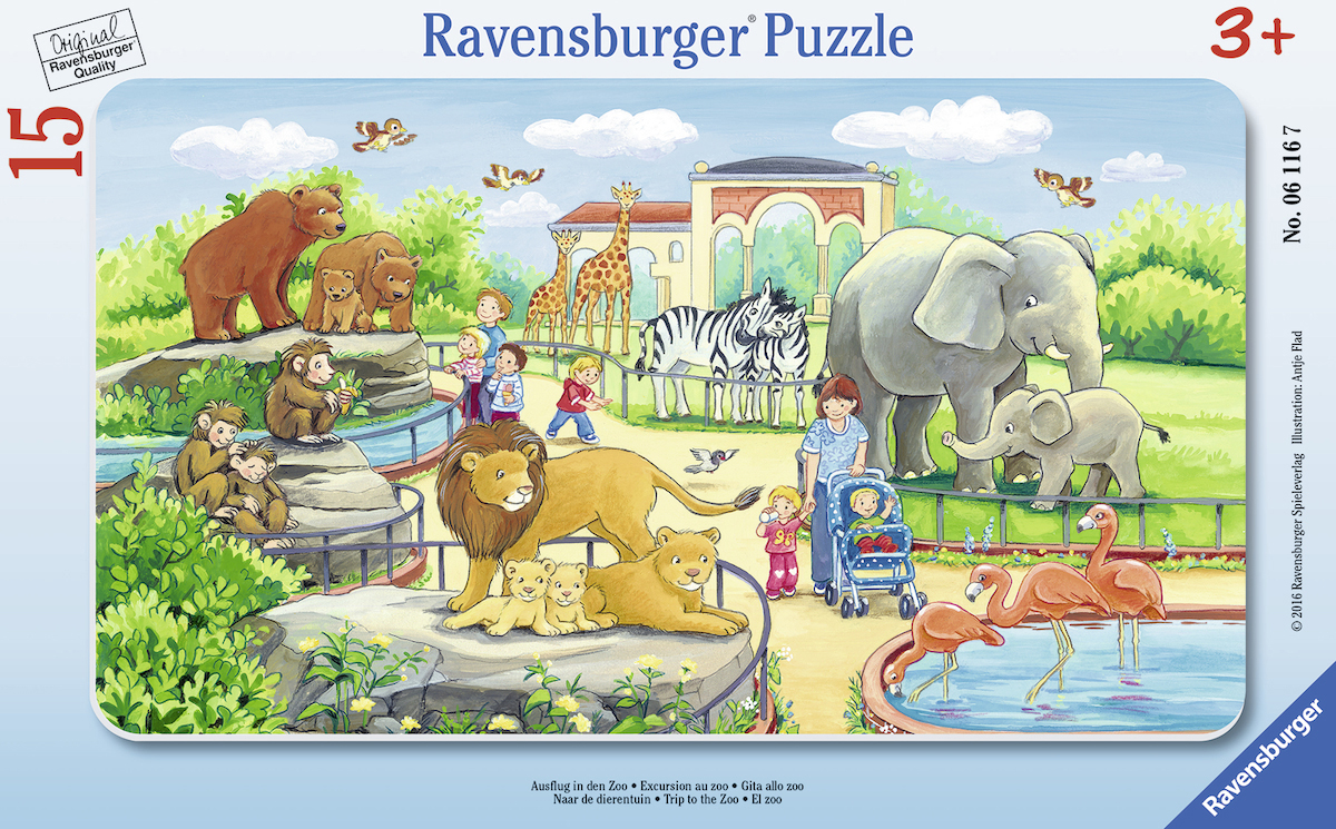 RAVENSBURGER in Zoo Puzzle Ausflug den