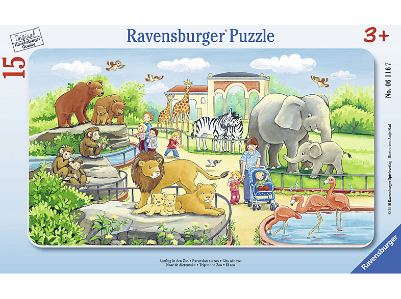 den Zoo Puzzle in Ausflug RAVENSBURGER