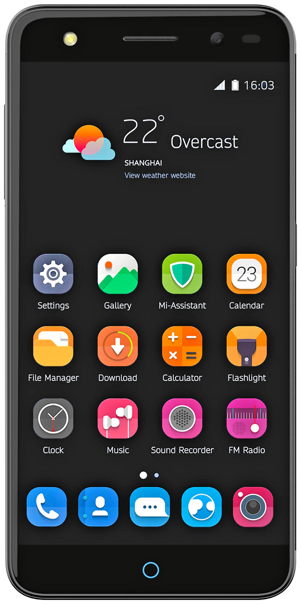 ZTE Blade V7 Lite 16 GB Grau Dual SIM