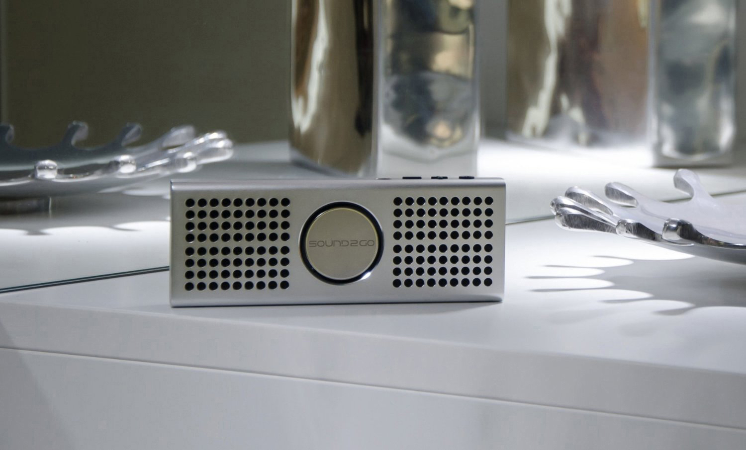 SOUND2GO Atmosphere Bluetooth Lautsprecher, Silber