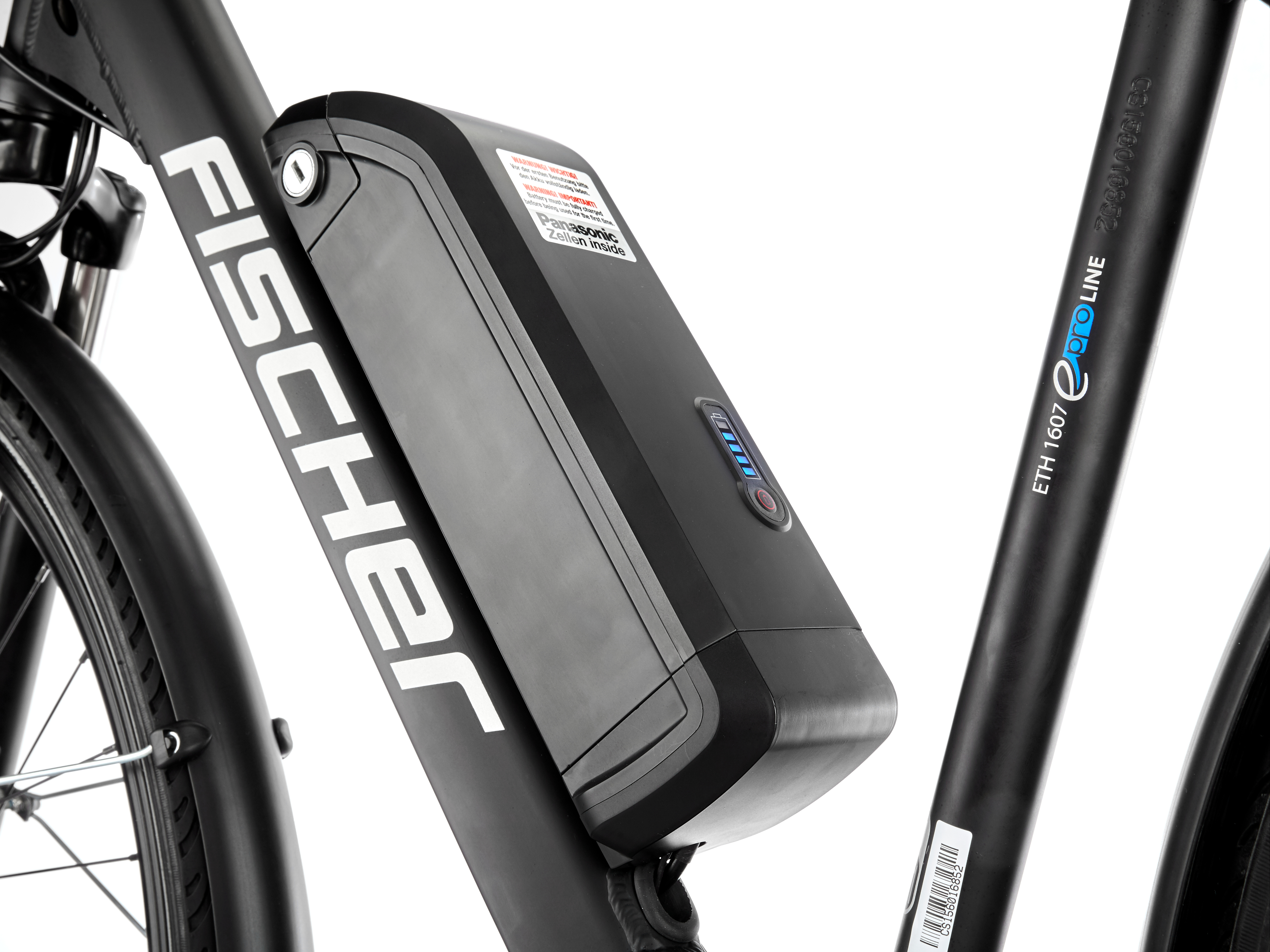 FISCHER Herren Trekking Proline EVO ETH 1607 Shimano 9-Gang Deore Trekkingrad (Laufradgröße: 28 Zoll, Herren-Rad, 504 Wh, Schwarz matt)