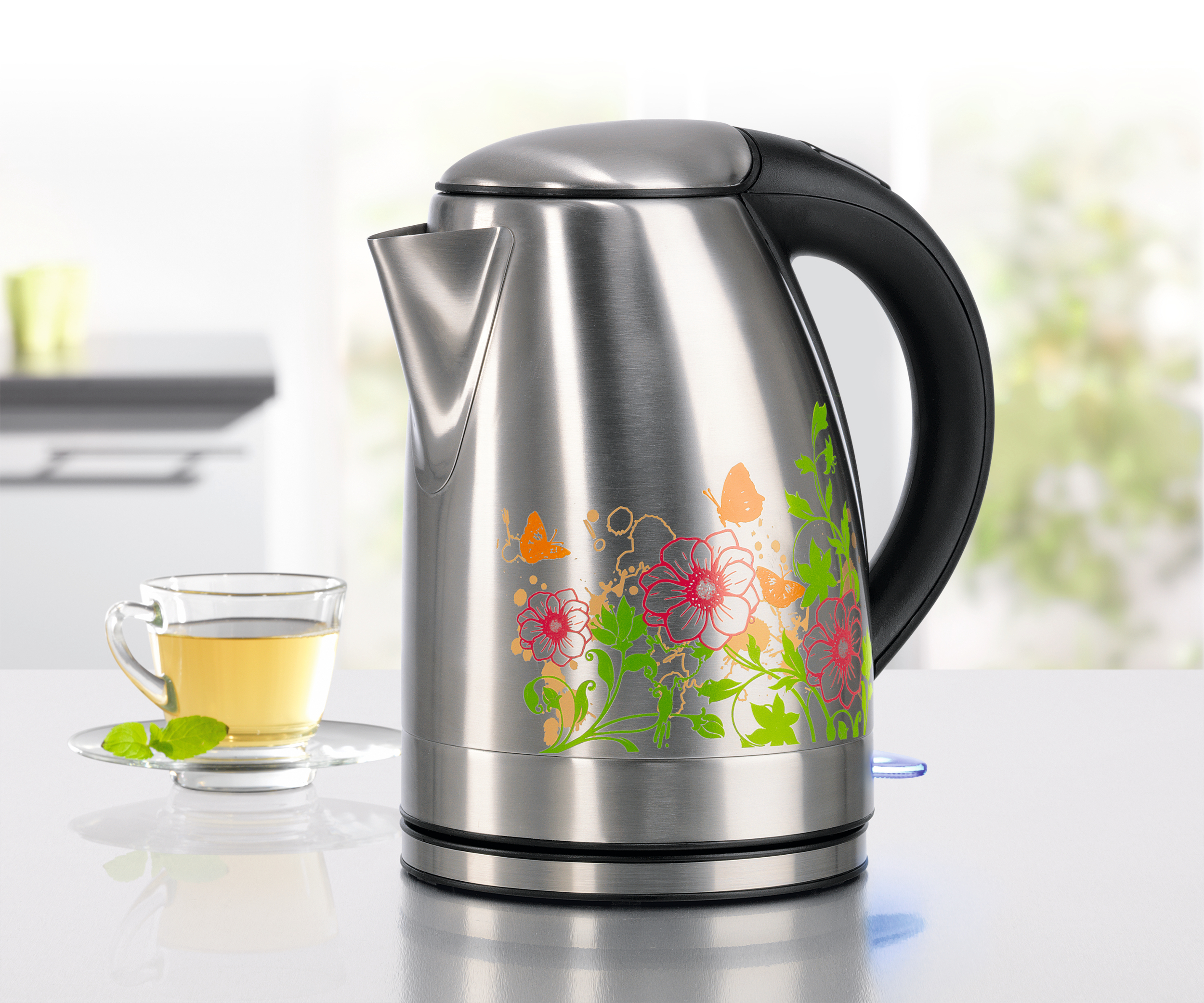 GOURMETMAXX 7134 Wasserkocher, Mehrfarbig