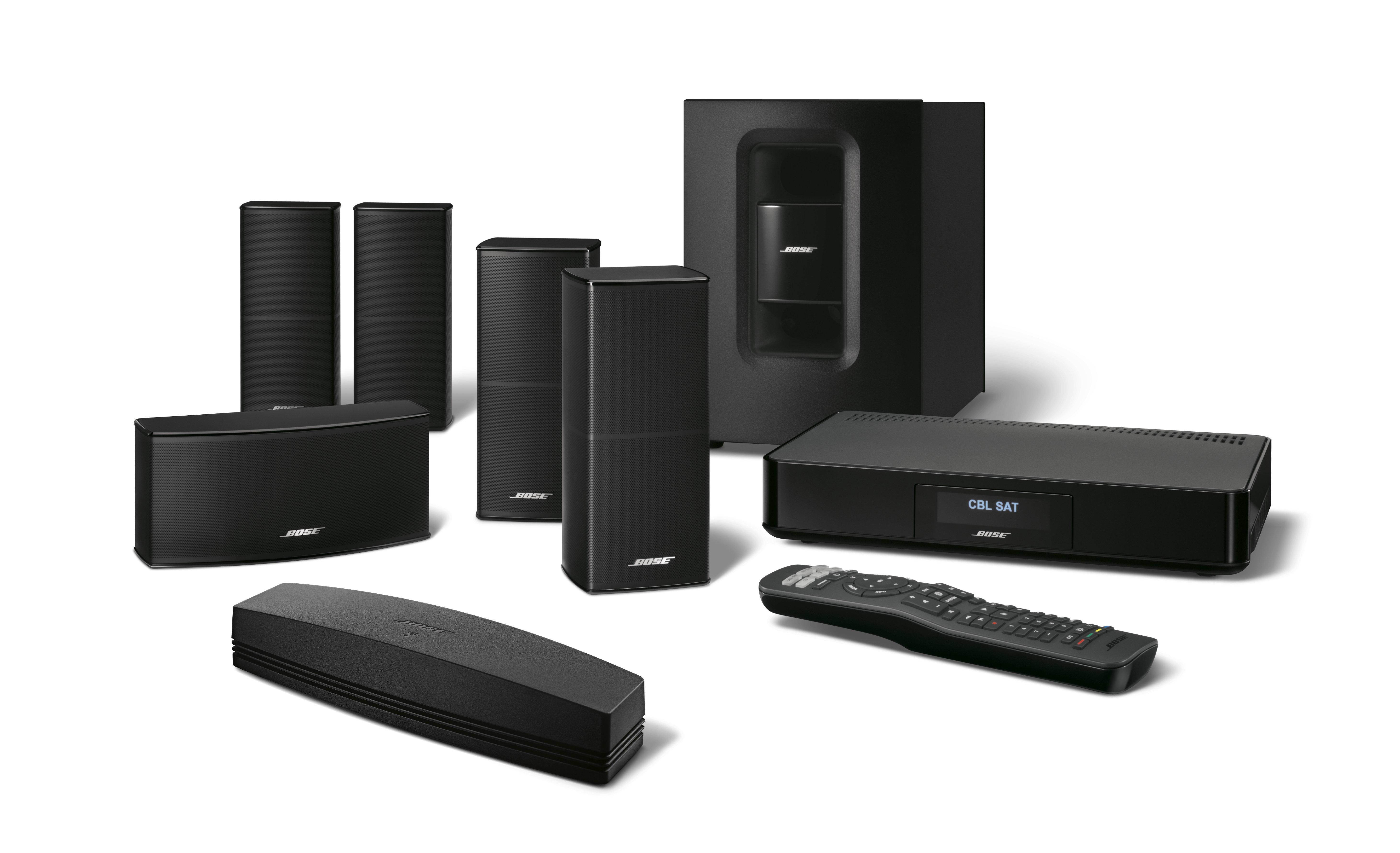 BOSE SoundTouch 520 5.1 Heimkino-System (AV-Receiver, 5.1 Lautsprechersystem, Ja, Schwarz)