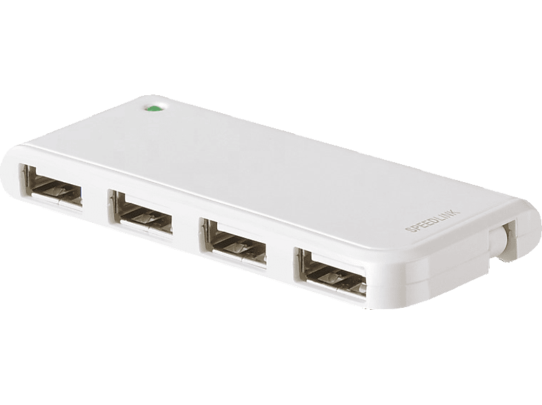 Weiß 4-Port, NOBILÉ Compact USB-Hub, SPEEDLINK