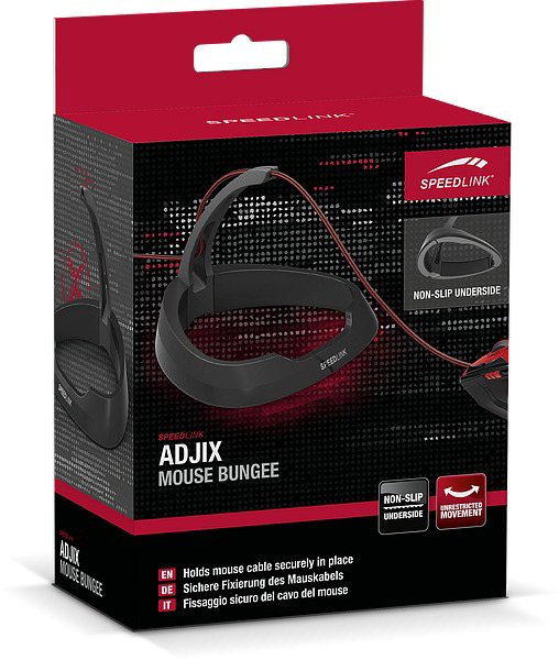 SPEEDLINK ADJIX Mouse Bungee, Maus, Schwarz