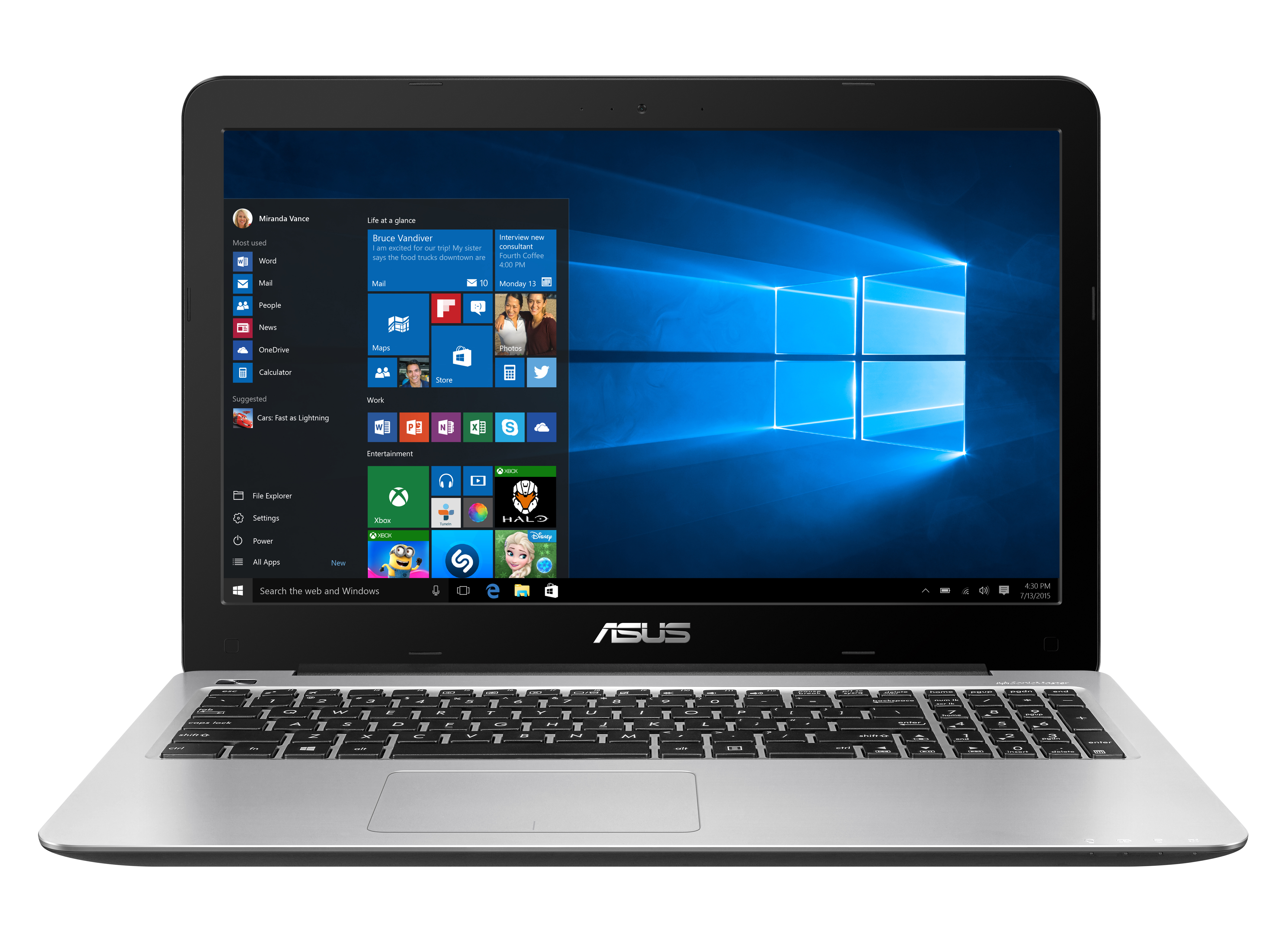 ASUS R558UQ-XO165T - 15,6 Zoll - Intel® Core™ i5 i5-6200U - 8 GB - 500 GB - Windows 10 Home (64 Bit)