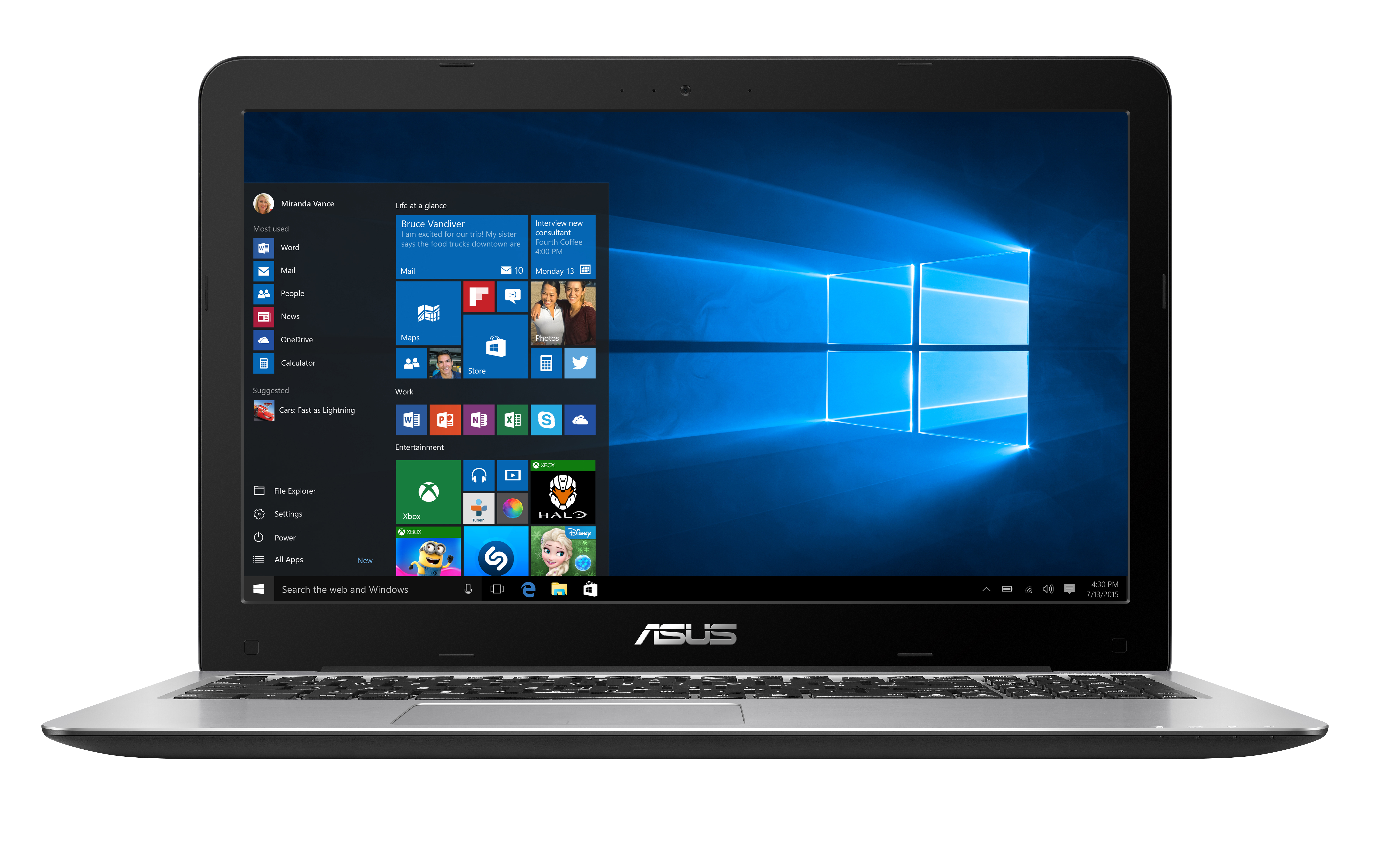 ASUS R558UQ-XO165T - 15,6 Zoll - Intel® Core™ i5 i5-6200U - 8 GB - 500 GB - Windows 10 Home (64 Bit)