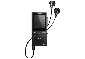 Reproductor MP4 - Sony Walkman NW-E394B, 8GB, Negro