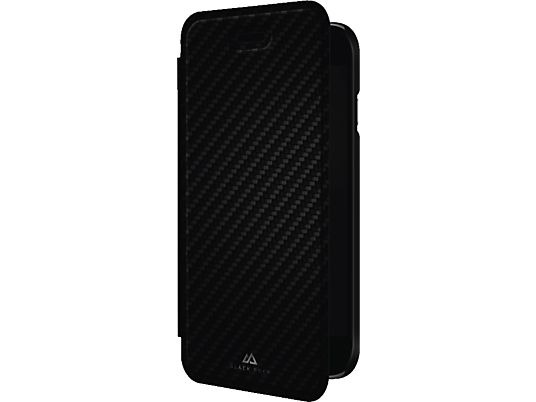 BLACK ROCK Etui portefeuille "Flex-Carbon" - pour iPhone 6/6s - noir - Sacoche pour smartphone (Convient pour le modèle: Apple iPhone 6/6s)