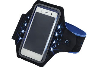 HAMA bracciale Sport Active, XL, blu - Custodia per smartphone (Adatto per modello: Universal Universal)
