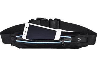 HAMA Sac de hanche de sport Active, bleu - Sacoche pour smartphone (Noir/bleu)