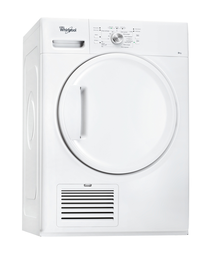 WHIRLPOOL HDLX 80511 Kondensationstrockner (8 kg, A+++, Weiß)