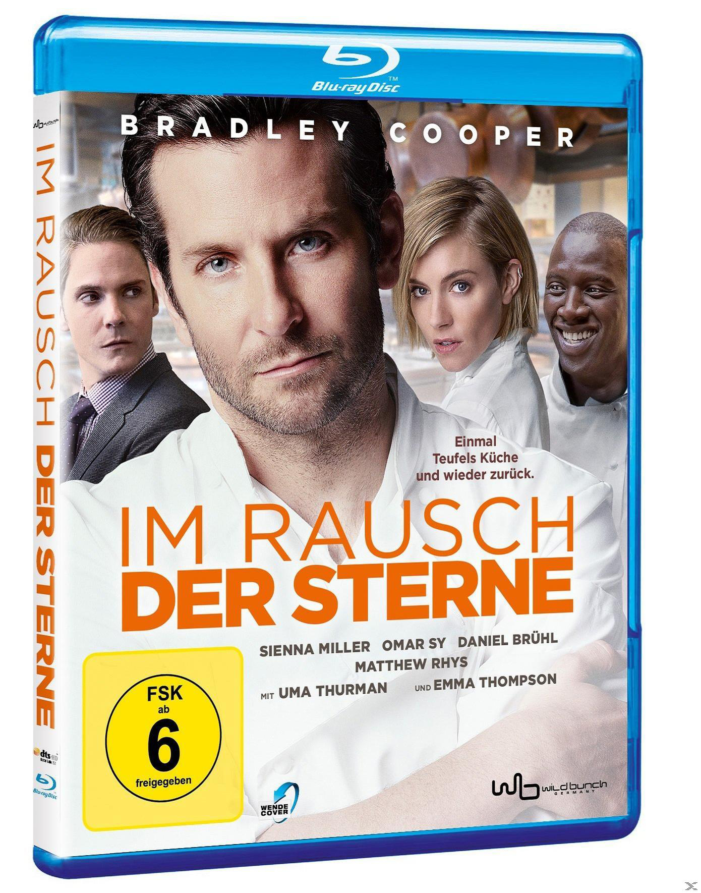 Blu-ray-Hülle mit Bradley Cooper. Text sagt 'Im Rausch der Sterne'.