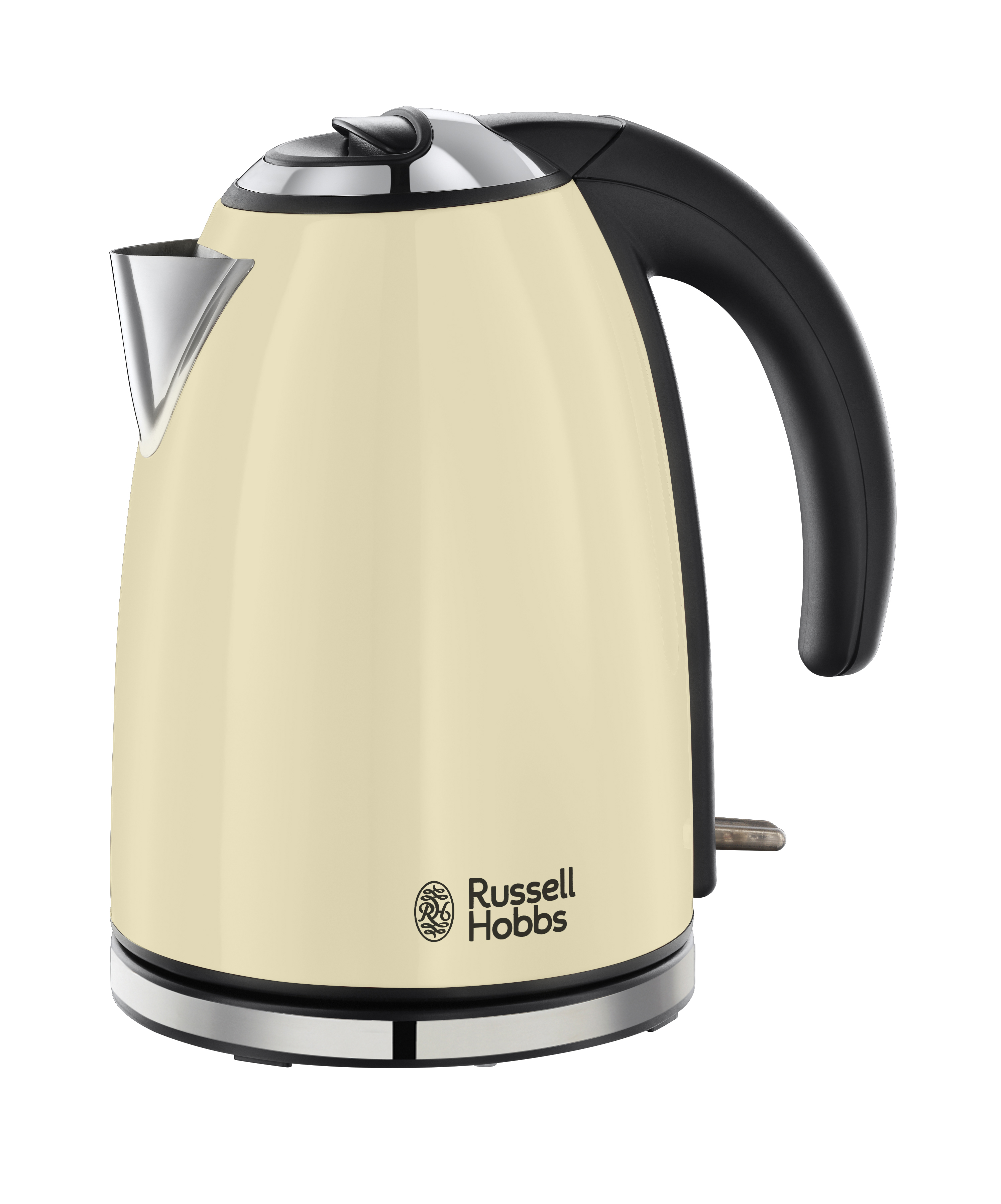 RUSSELL HOBBS 18943-70 Colours Classic Cream Wasserkocher, Creme/Schwarz
