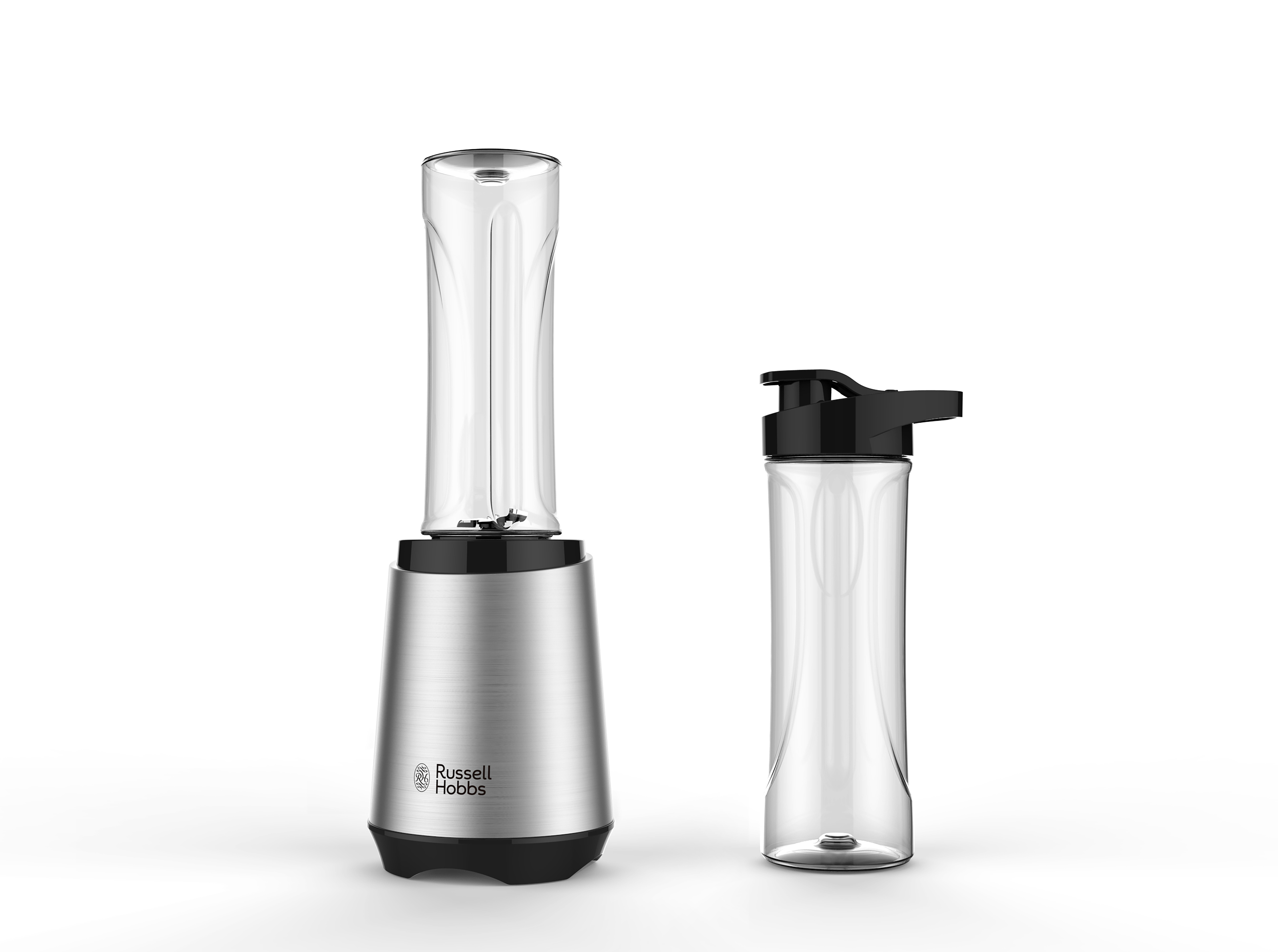 RUSSELL HOBBS 23470-56 Mix&Go Steel Standmixer Schwarz/Edelstahl (300 Watt, 0.6 l)