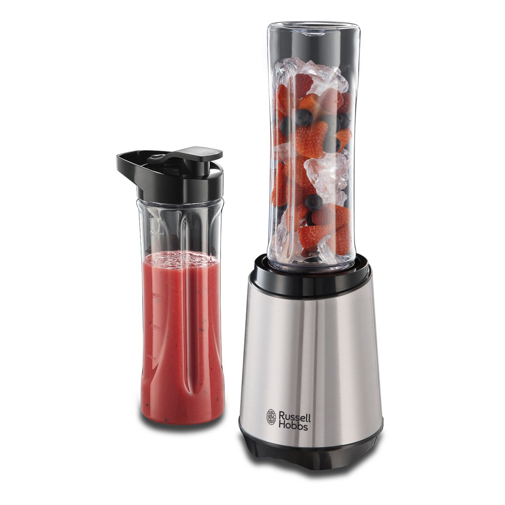RUSSELL HOBBS 23470-56 Mix&Go Steel Standmixer Schwarz/Edelstahl (300 Watt, 0.6 l)