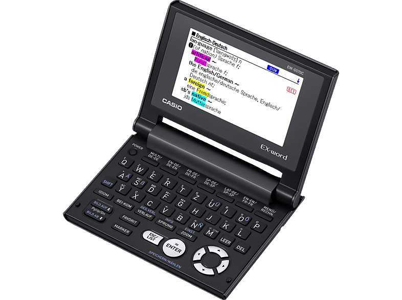 Casio Ew G570c Deutsch Englisch Franzosisch Spanisch Latein Elektronisches Worterbuch Kaufen Saturn