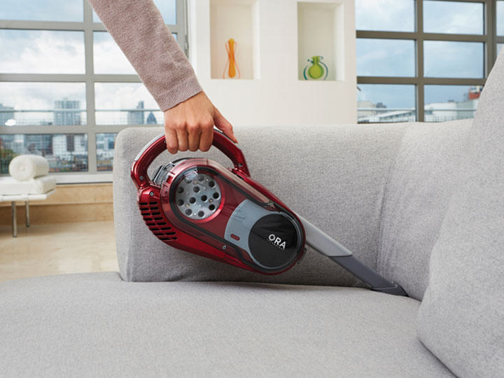 BLACK & DECKER ORA HVFE2150LR 21.6V/40W Li-ion Dikey 12 Siklonik Filtre Sistemli Şarjlı Süpürge