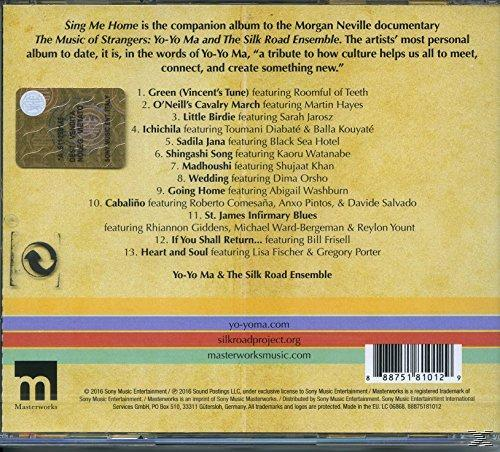 Album hátlapja, a Yo-Yo Ma & The Silk Road Ensemble albumának számlistájával.