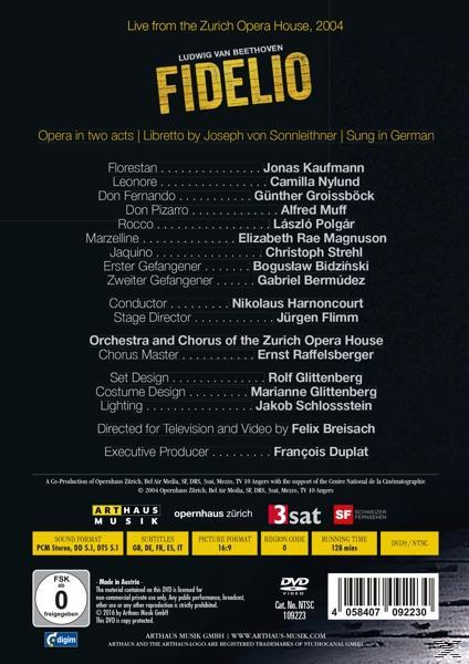 VARIOUS, Orchester Der Oper Zürich - Fidelio  - (DVD)
