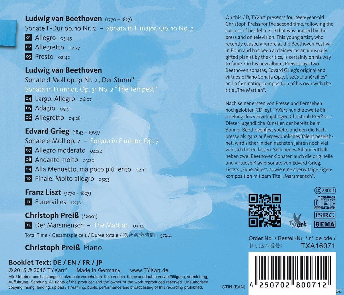 Christoph Preiß - Christoph Preiß, 14, Piano  - (CD)